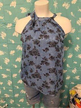 torrid Blue Floral Halter Camisole